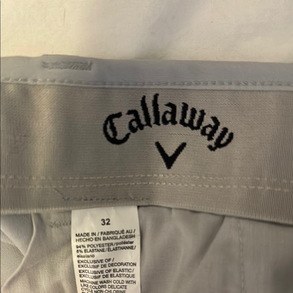 Callaway Men's Gray Shorts - Picture 2 of 3